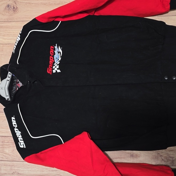 Choko Motorsports Authentic Apparel Snap On Tool Black & Red Men's Jacket XL - Picture 5 of 15
